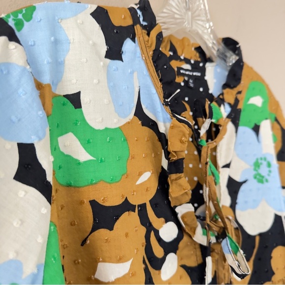 Who What Wear 100% Cotton Floral Dress M - Picture 5 of 9